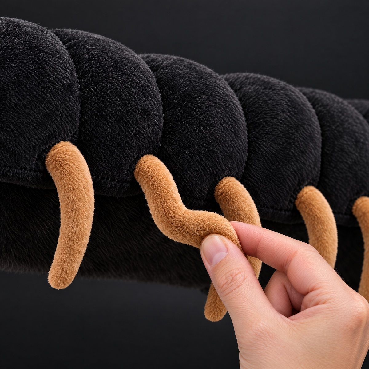 Soft plush segments and bendable legs